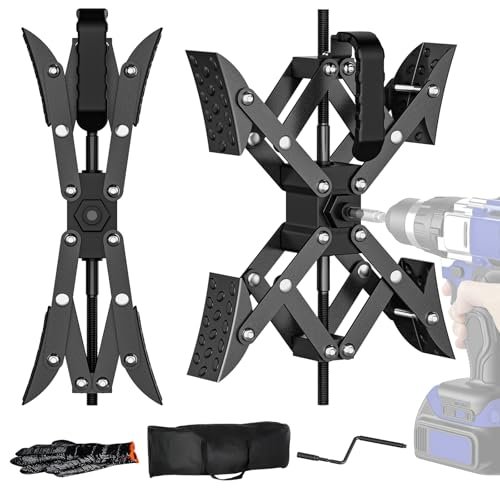 AUH X-Shaped RV Stabilizer Wheel Chock (Allows Drilling for...