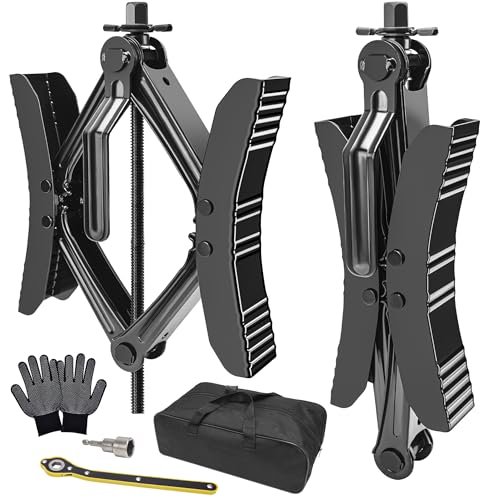 Lezcufer Camper Wheel Chock Stabilizer 2 Sets for RV...