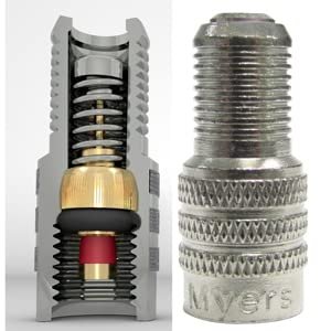 Myers Tire Supply DS250 Inflate Thru Valve Cap for Car,...