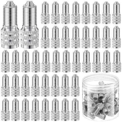 Tallew 50 Pcs Double Seal Valve Stem Caps with Storage...