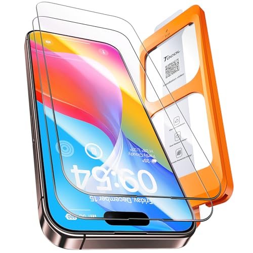 TOCOL for iPhone 16 Plus Screen Protector/iPhone 15 Plus...