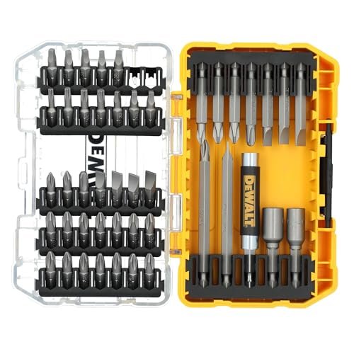 DEWALT Screwdriver Bit Set with Tough Case, 45-Piece...
