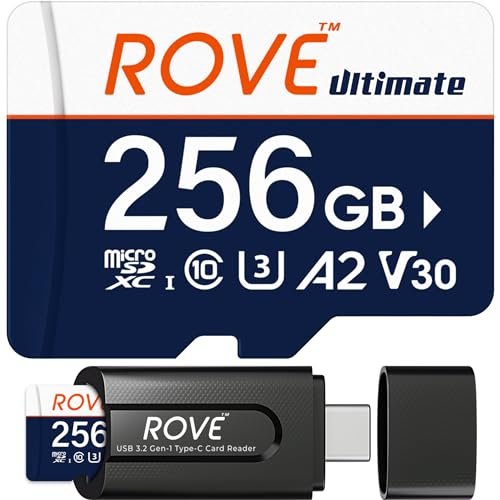 ROVE Ultimate Micro SD Card microSDXC 256GB Memory Card...