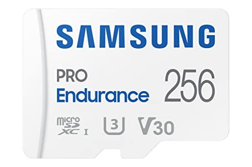 Samsung PRO Endurance 256GB MicroSDXC Memory Card with...