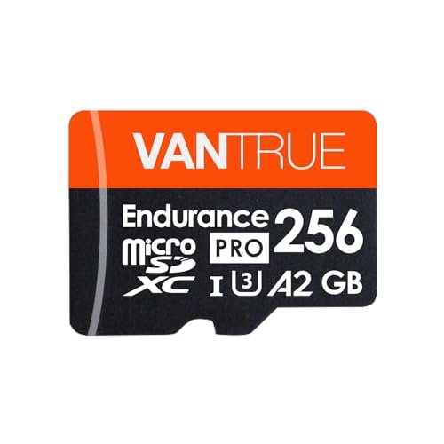 Vantrue 256GB microSDXC UHS-I U3 4K UHD Video High Speed...