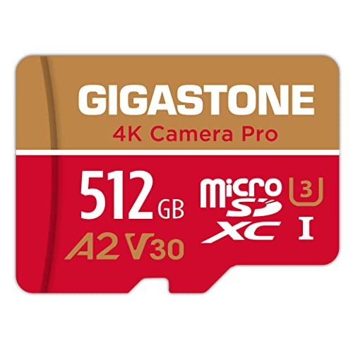 [5-Yrs Free Data Recovery] GIGASTONE 512GB Micro SD Card,...