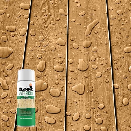 Olympic WaterGuard 11 oz. Clear Exterior Waterproofing Wood...