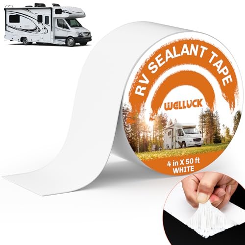 WELLUCK RV Roof Tape Sealant Roofing Tape, 4 Inch X...