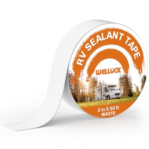 WELLUCK RV Roof Tape Sealant Roofing Tape, 2 Inch X...