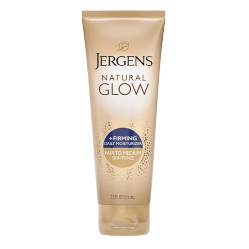 Jergens Natural Glow +Firming Self Tanner Body Lotion, Fair...