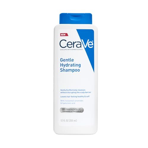 CeraVe Gentle Hydrating Shampoo, With Ceramides,...