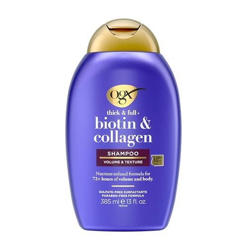OGX Thick & Full + Biotin & Collagen Volumizing Shampoo,...