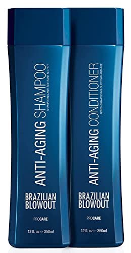 Brazilian Blowout Anti Aging Shampoo/Conditioner, 12 Fl Oz...