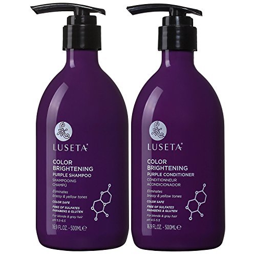 Luseta Purple Shampoo and Conditioner Set for Blonde, Gray...