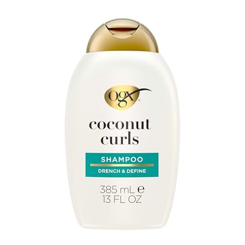OGX Quenching + Coconut, Curl-Defining Shampoo, Hydrating &...