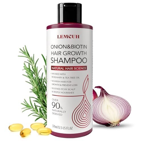 Onion & Biotin Hair Growth Shampoo: Infused With Natural...