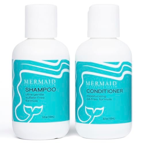 Mermaid Extension Care Shampoo and Conditioner Travel Duo,...