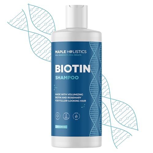 Rosemary and Biotin Shampoo for Thinning Hair - Vegan...