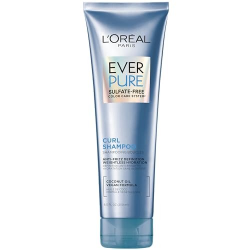 L'Oreal Paris Sulfate Free Shampoo for Curly Hair,...