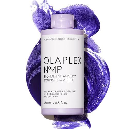 Olaplex No. 4P Blonde Enhancer Purple Toning Shampoo,...
