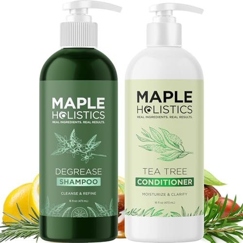 Shampoo and Conditioner for Oily Hair and Scalp - Sulfate...