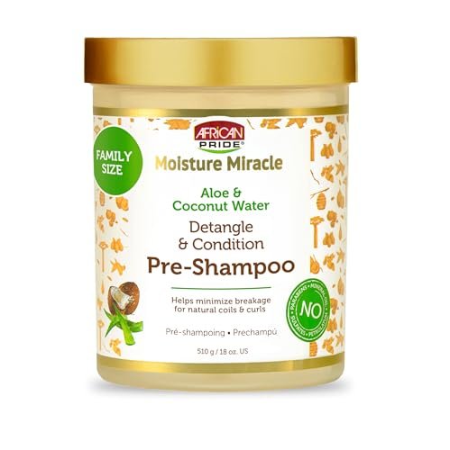 African Pride Moisture Miracle Pre-Shampoo Hair Detangler...