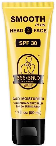 Bee Bald SMOOTH PLUS Head & Face Moisturizer with SPF...