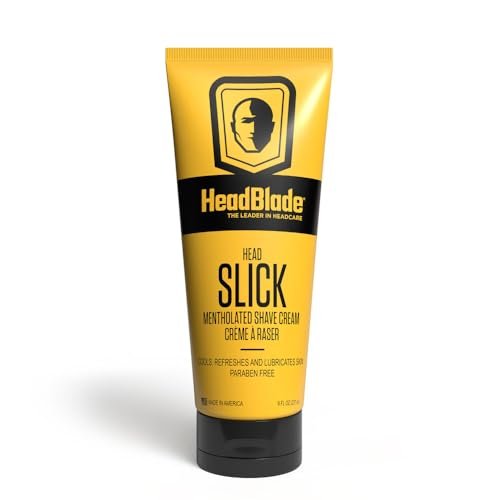 HeadBlade HeadSlick Shave Cream 8 oz for Smooth Headshaving...