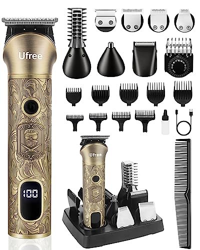 Ufree Beard Trimmer for Men, Electric Razor Shaver,...
