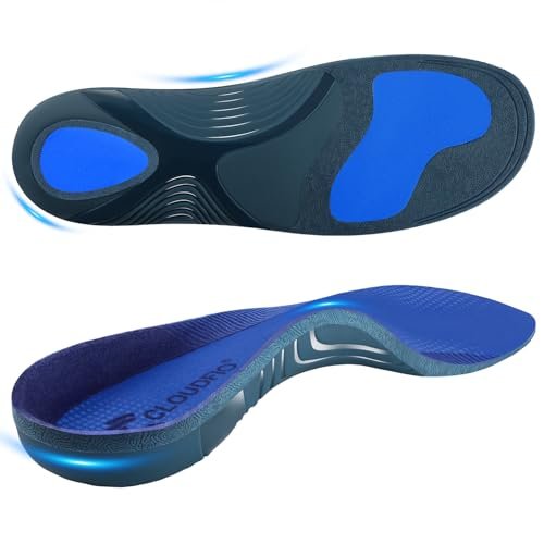 Cloudflo Plantar Fasciitis Insoles for Men Women,High Arch...