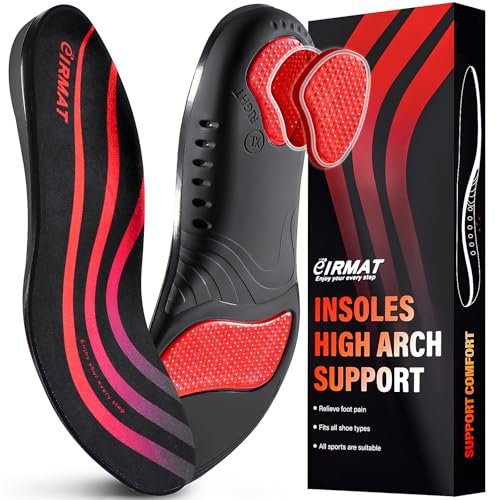 ‌Plantar Fasciitis Insoles for Men - Arch Support Inserts...