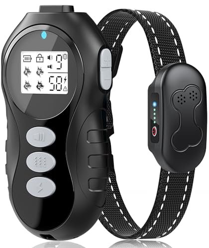 Dog Shock Collar with Remote Control - Shock Collar for...