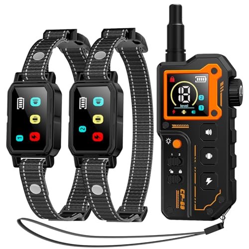 AI Dog Shock Collar 2 Dogs (10-120Lbs) - 3300FT Dog...