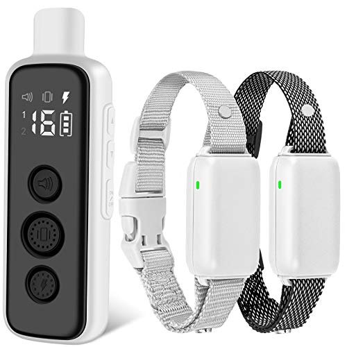 Bousnic Dog Shock Collar for 2 Dogs - (8-120lbs)...