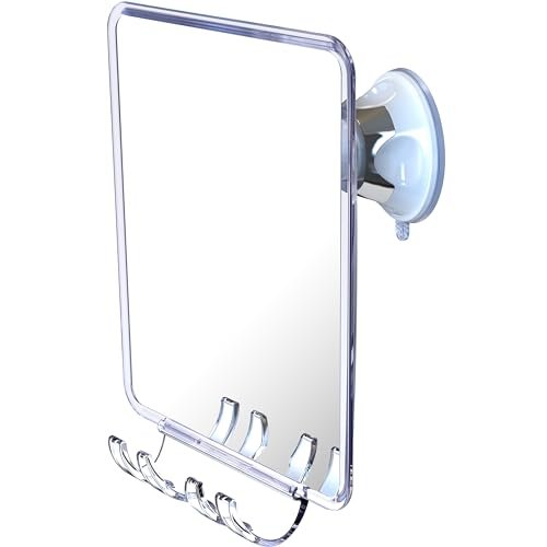 Luxo Shower Mirror, Shower Mirror fogless for Shaving with...