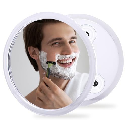 YoHumk Fogless Shower Mirror for Shaving and Makeup with...