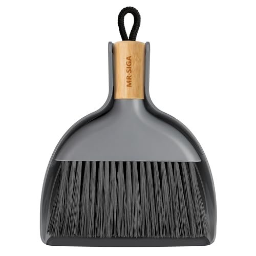 MR.SIGA Mini Dustpan and Brush Set, Portable Cleaning Brush...