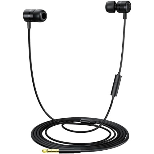 MORMOQUE EP-06 Wired Earbuds in-Ear Earphones,Build-in...