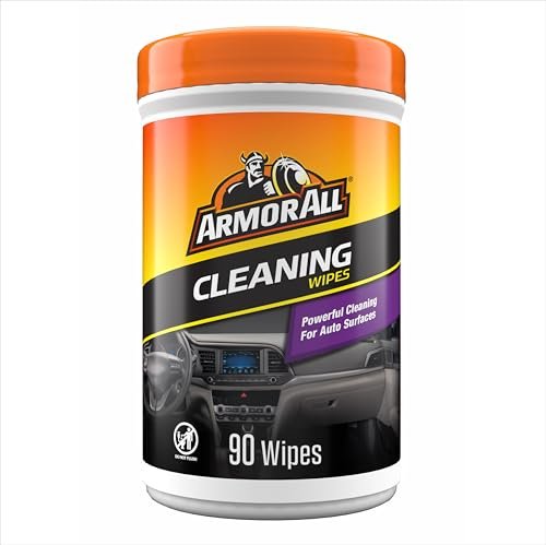 Armor All Car Cleaning Wipes, Wipes for Car Interior and...
