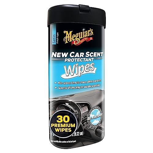 Meguiar's New Car Scent Protectant Wipes - Easy to Use...
