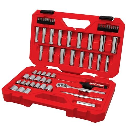 CRAFTSMAN Mechanics Tool Set, 3/8 Inch Drive, 61 Piece...