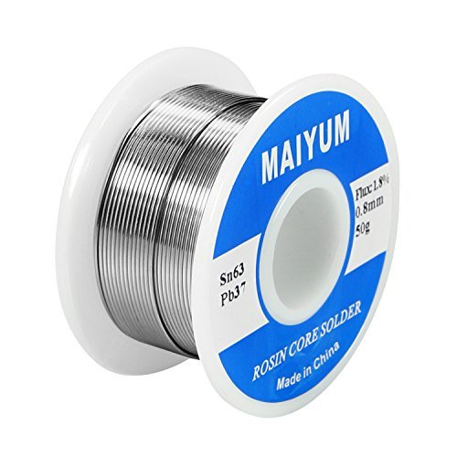 MAIYUM 63-37 Tin Lead Rosin Core Solder Wire for...