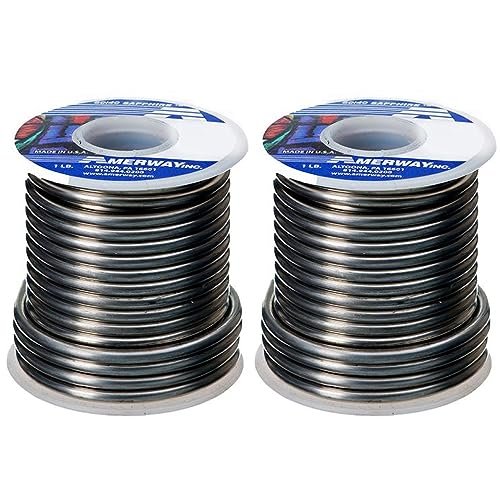2 Pack - Amerway 60/40 Solder for Glass Projects &...