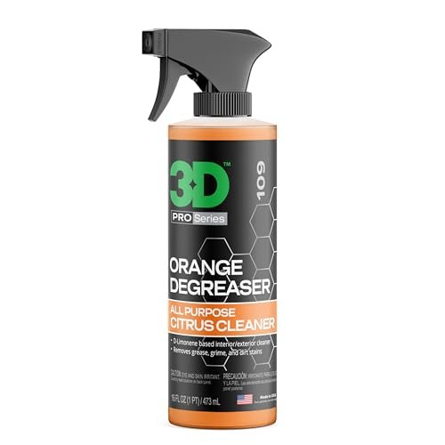 3D Orange Degreaser – Citrus-Based Car Cleaner for Oil,...