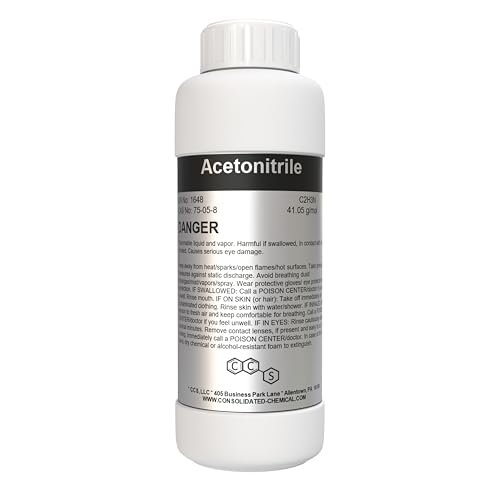 Acetonitrile - Premium High Purity Solvent - ACS Grade,...