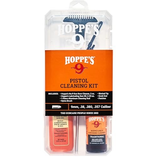 Hoppe's No. 9 Cleaning Kit with Aluminum Rod, .38/.357...