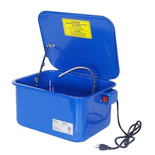 3.5 Gallon Parts Washer with 110V Pump – Portable...