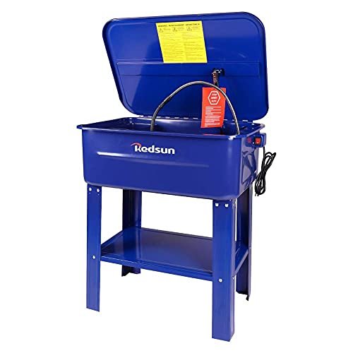 Red Sun Parts Washer 20 Gallon Cabinet Electric Solvent...