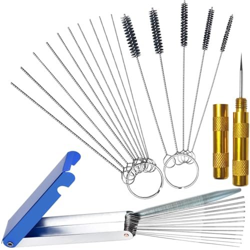 Motfittings Carburetor Cleaning Kit, 13 Wires + 10 Needles...