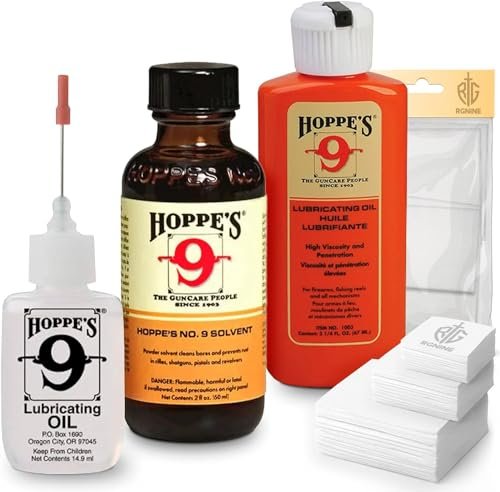 Gun Cleaning Kit with Oil and Cleaner - Bore Cleaner...